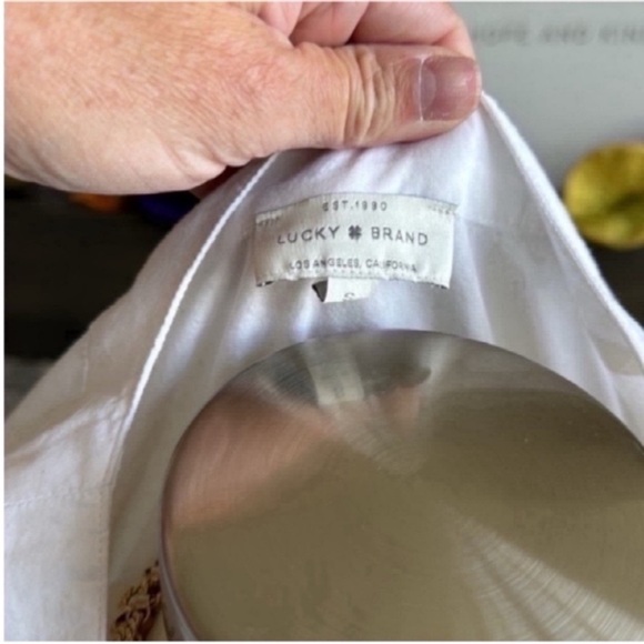 Lucky Brand White Tiered Resort Mini Dress - Picture 10 of 11